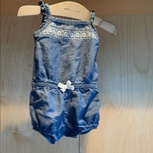 Carter’s denim baby romper